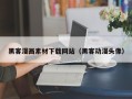 安吉黑客漫画素材下载网站（黑客动漫头像）